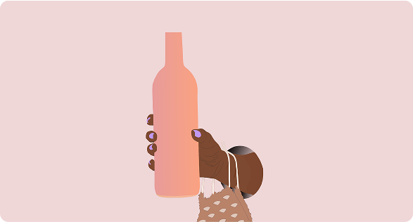 Hand Bottle Illustration preview